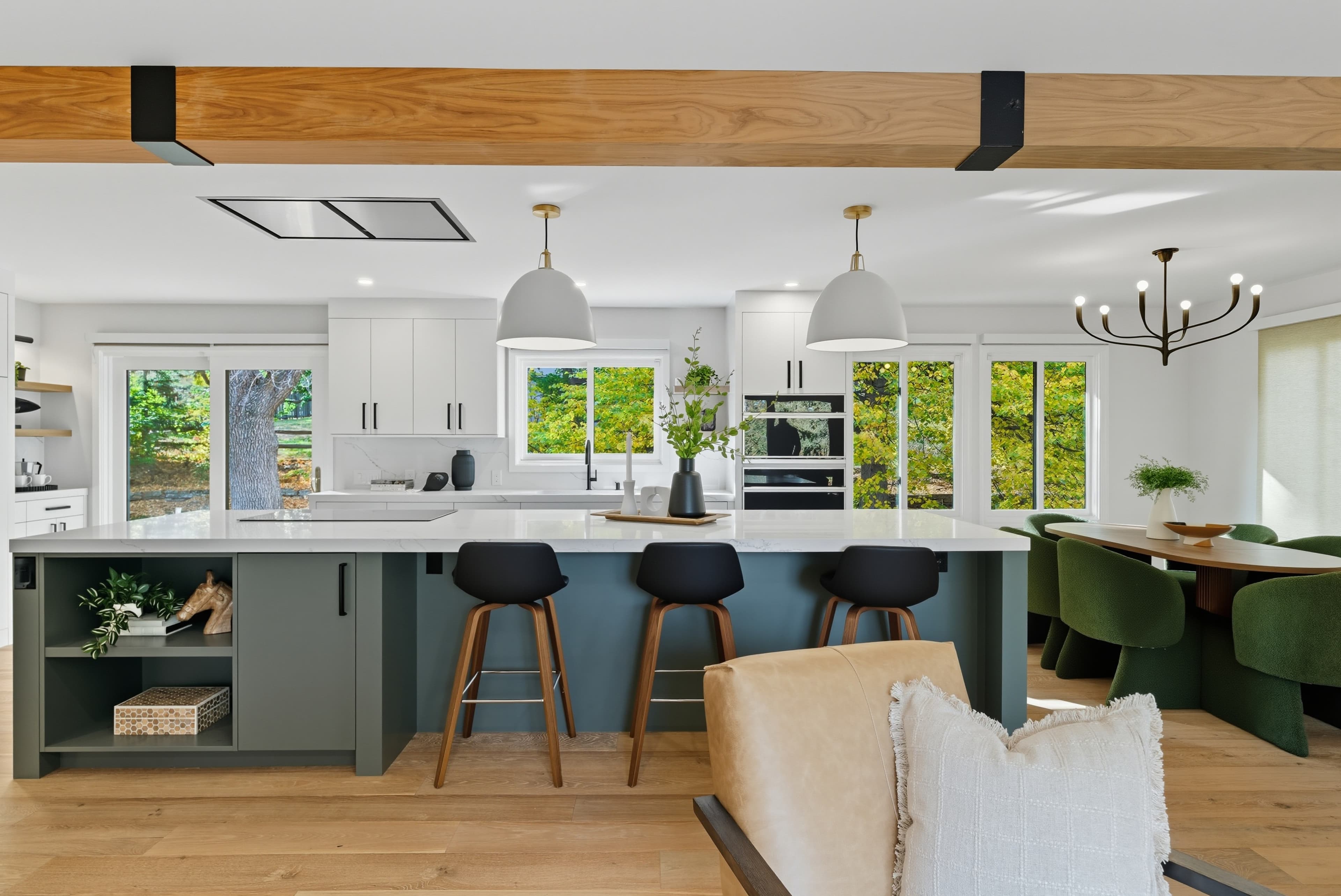Refined contemporary interior photographed by Helios Real Estate Media